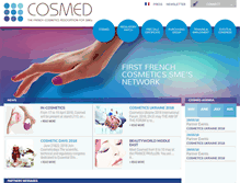 Tablet Screenshot of cosmed.fr