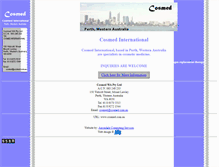 Tablet Screenshot of cosmed.com.au
