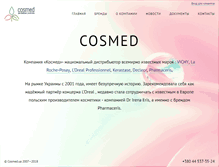 Tablet Screenshot of cosmed.ua