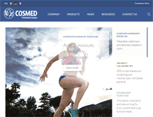 Tablet Screenshot of cosmed.com